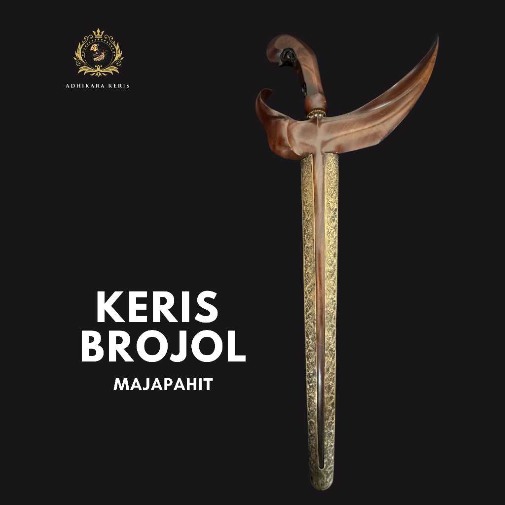 Keris Brojol Majapahit Toya Mambeg Sepuh Langka