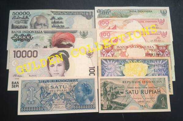 Paket uang kuno 80717 rupiah kertas mahar pernikahan