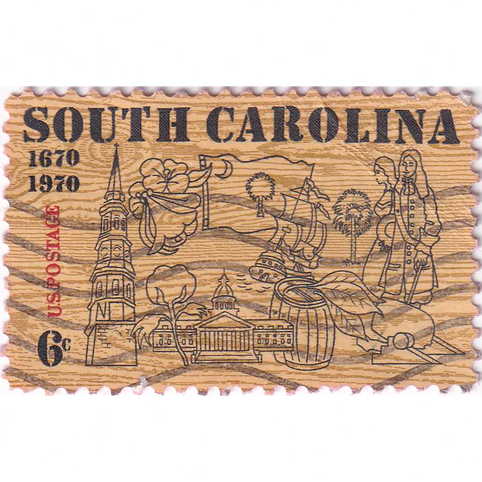 Prangko United States 1970 - South Carolina Settlement Used