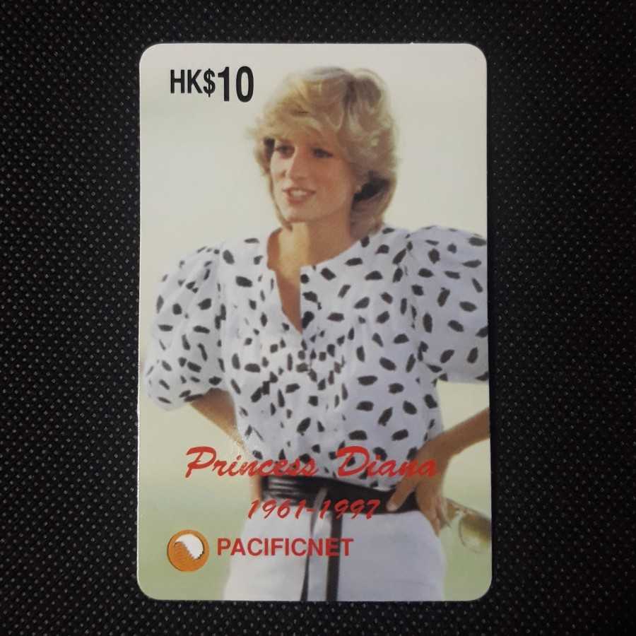 Kartu Telepon Limited Edition " Lady Diana " ex PacificNet - 7 / 2000