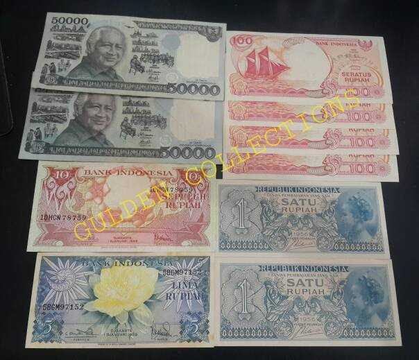 Paket uang kuno 100.417 rupiah kertas mahar pernikahan