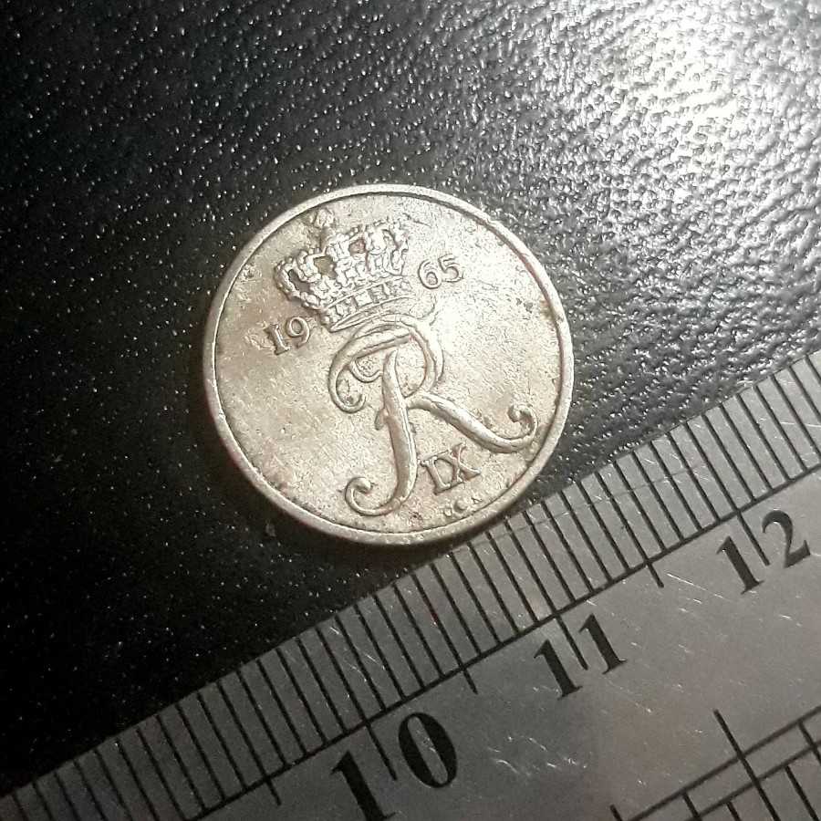 Denmark - 10 Ore 1965 : Koin / Asing / Kuno