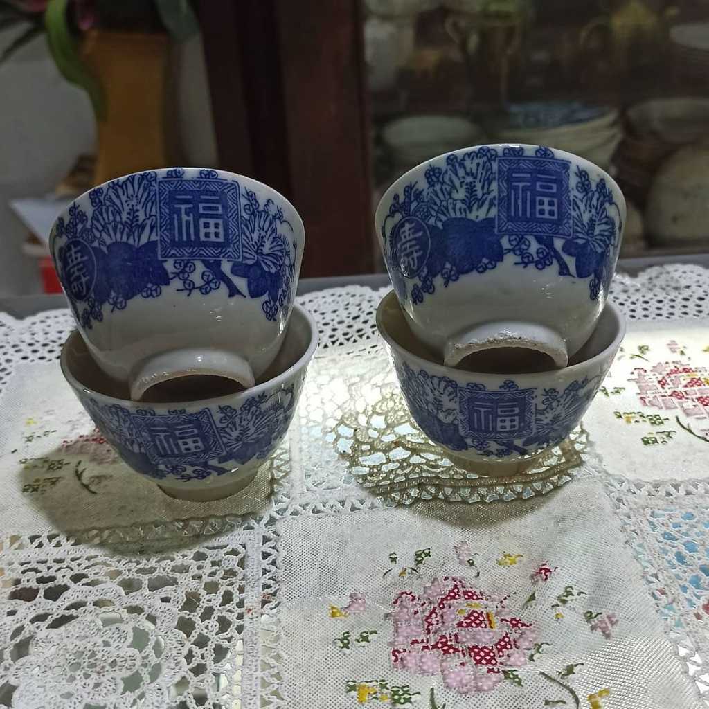 Cucing Keramik China Vintage