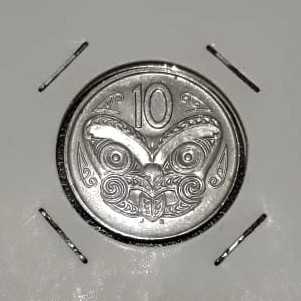 Selandia Baru ( New Zealand ) - 10 Cents 1988 : Koin / Asing / Kuno