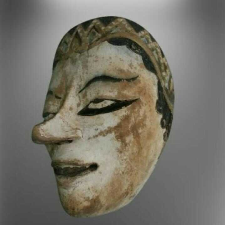 Traditional dance mask ~ Jogya Java ~ late 19th or early 20th century