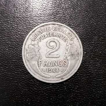 Perancis ( France ) - 2 Francs 1948 : Koin / Asing / Kuno