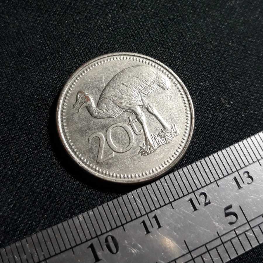 Papua Nugini ( Papua New Guinea ) - 20 Toea 2009 : Koin / Asing / Kuno