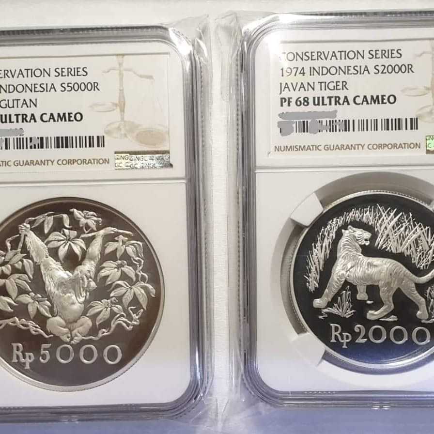 Koin Set Wwf . 1974 NgC 68