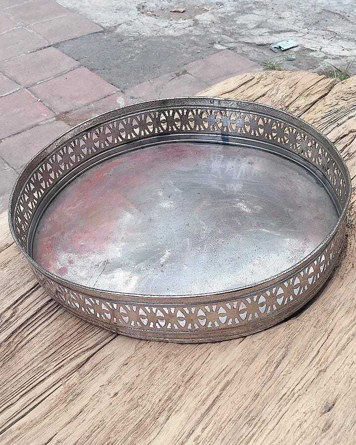 Nampan Kuningan Antik