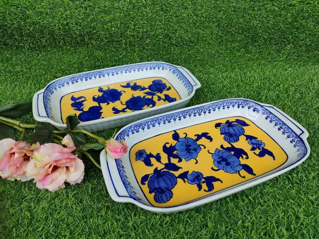 Nampan Keramik Vintage