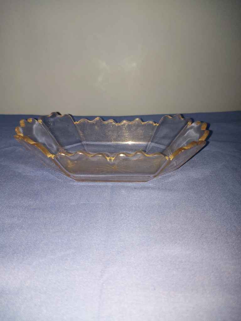 Piring Kristal Eropa Antik