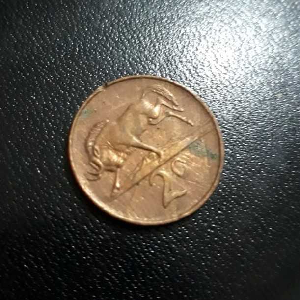 Afrika Selatan ( South Africa ) - 2 Cents 1988 : Koin / Asing / Kuno