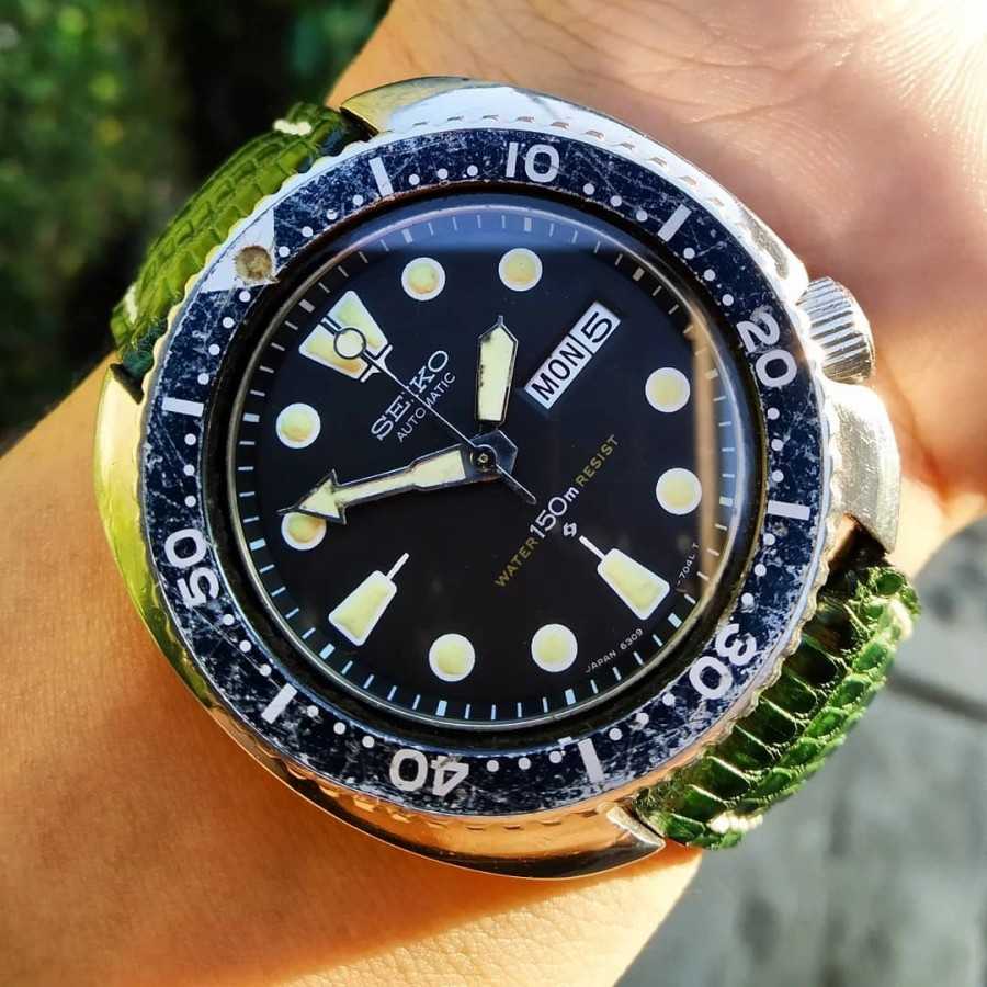 JAM TANGAN SEIKO TURTLE 6309 VINTAGE