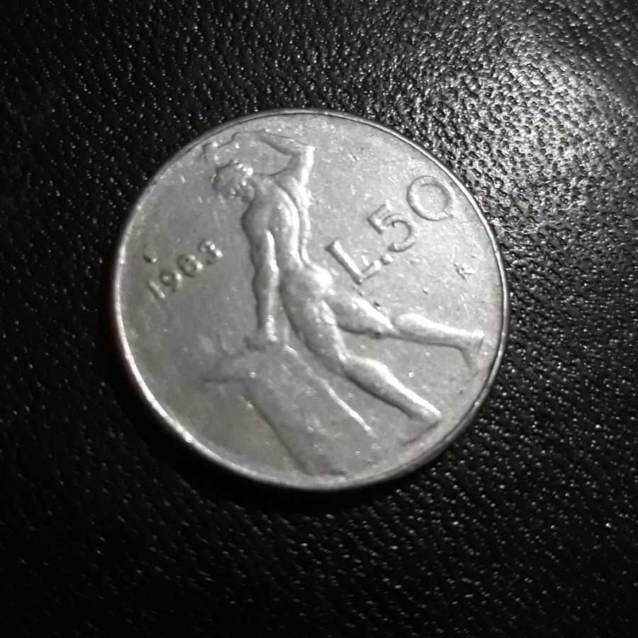Italia ( Italy ) - 50 Lire 1983 : Koin / Asing / Kuno