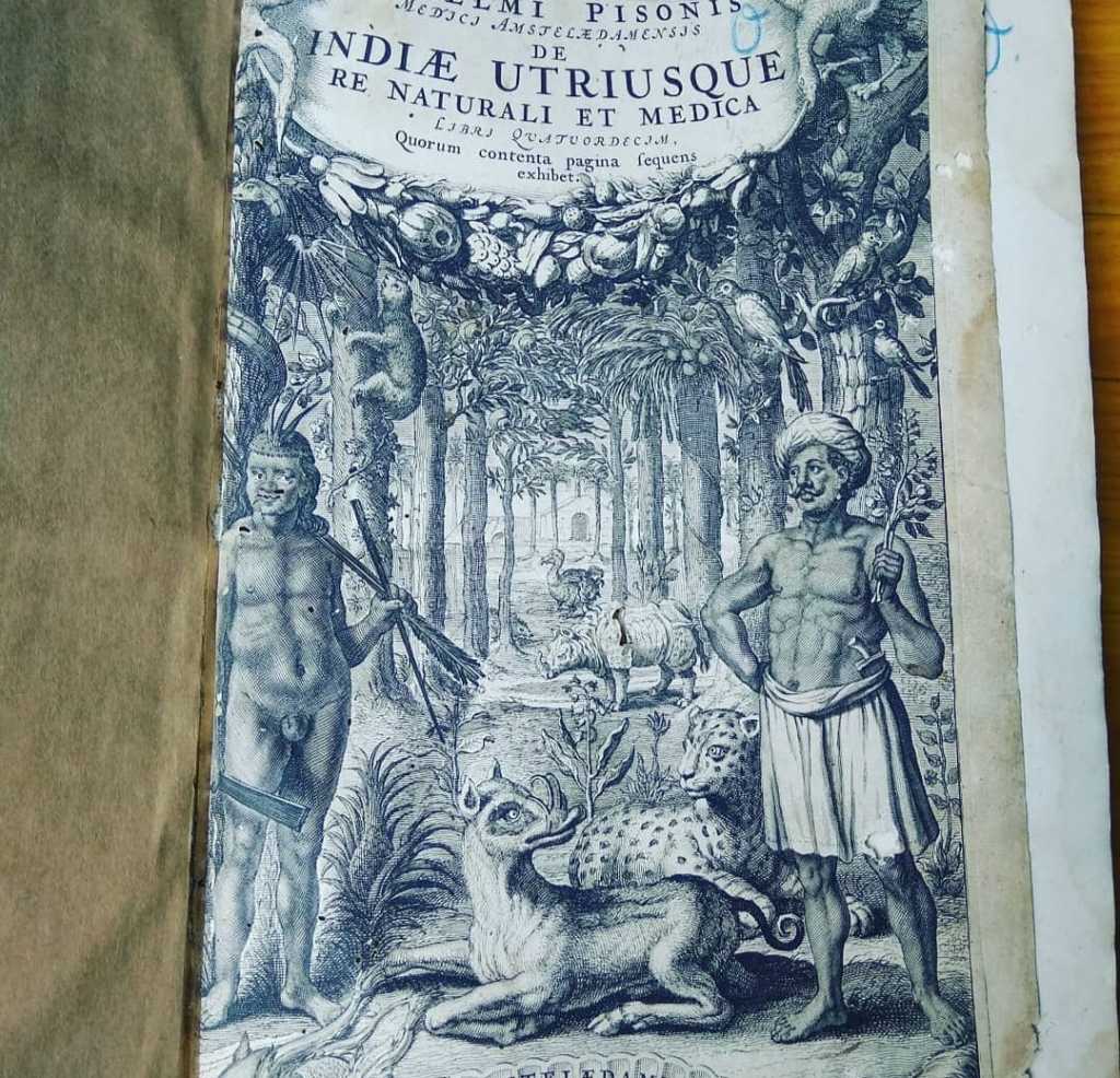 Buku Langka (very rare) DE INDIE UTRIUSQUE,  Re Naturali et Medica by Gulielmi Pisonas, 1658.
