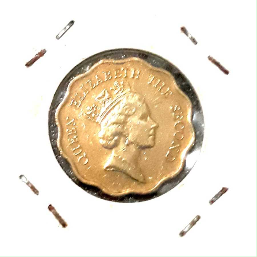 Hong Kong - 20 Cents 1985 : Koin / Asing / Uang Kuno