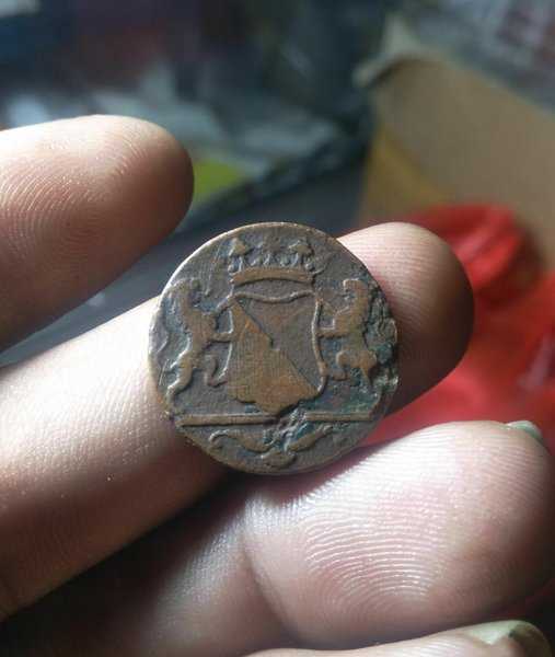 A 2252 Koin Kuno Voc Ultrech 1 Doit Tahun 1790 Kondisi Sesuai Gambar