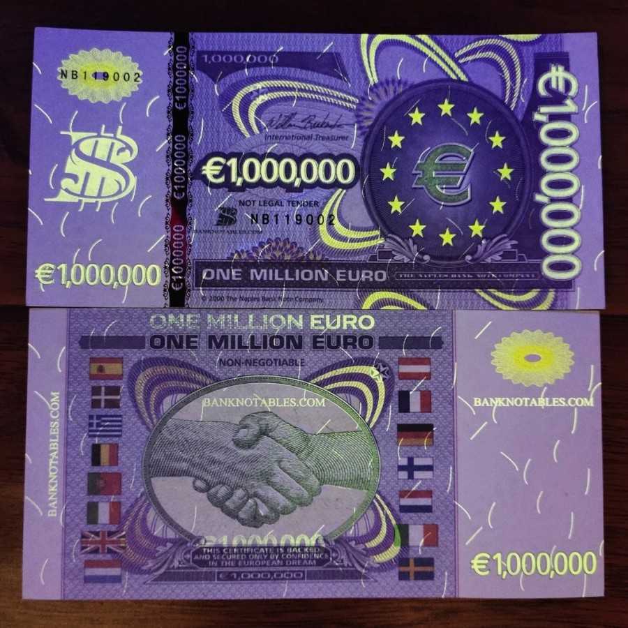 Euro salaman 1 Million Euro gepokan