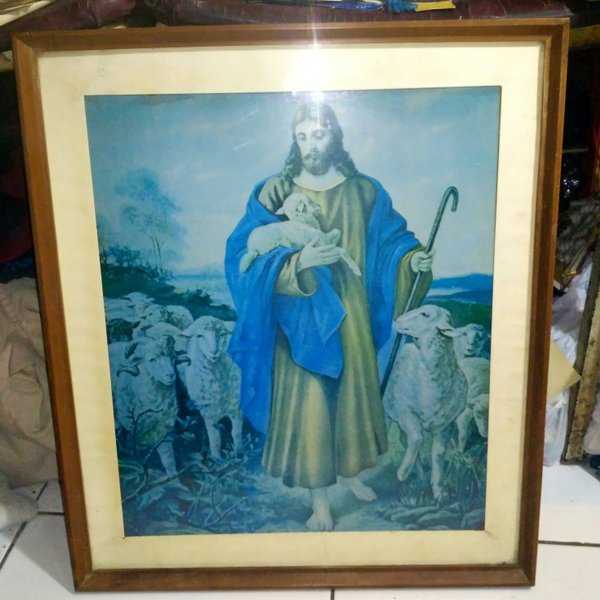 BINGKAI KACA JADUL NASRANI 47x 41Cm