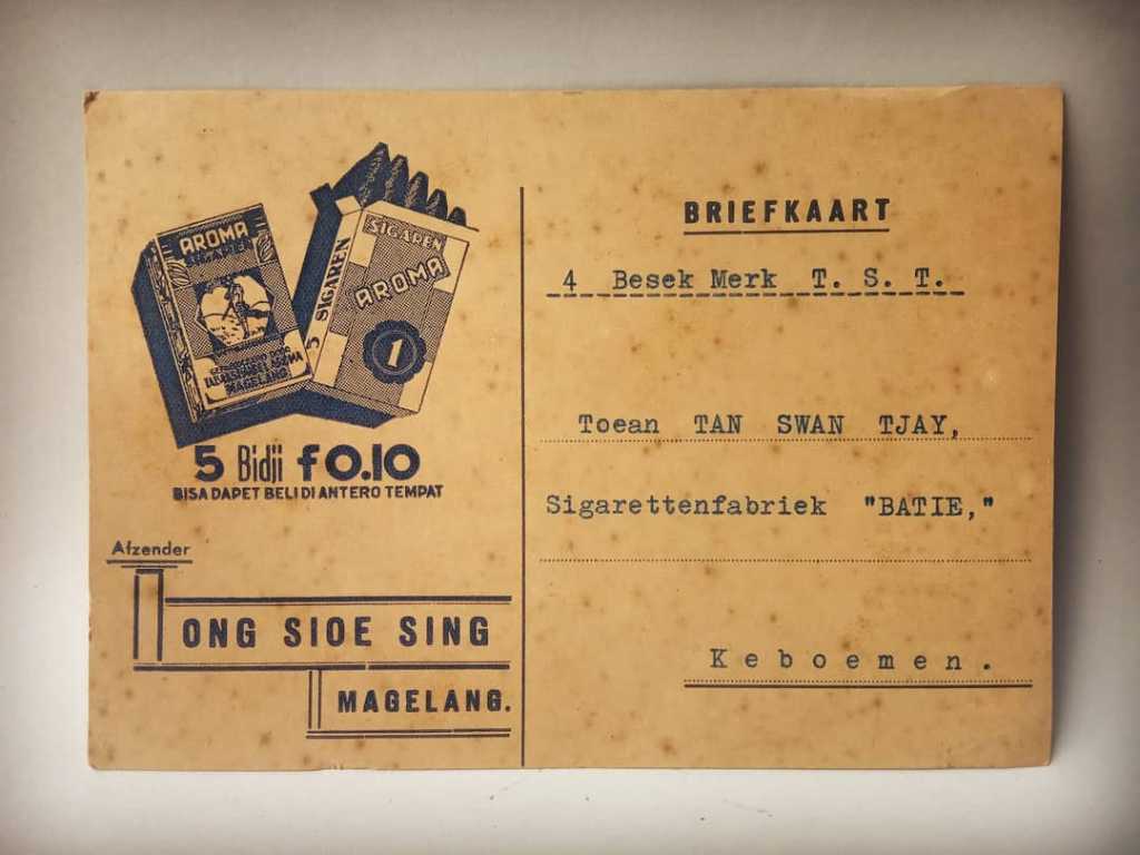 Kartu pos antik, Era Ned Indie