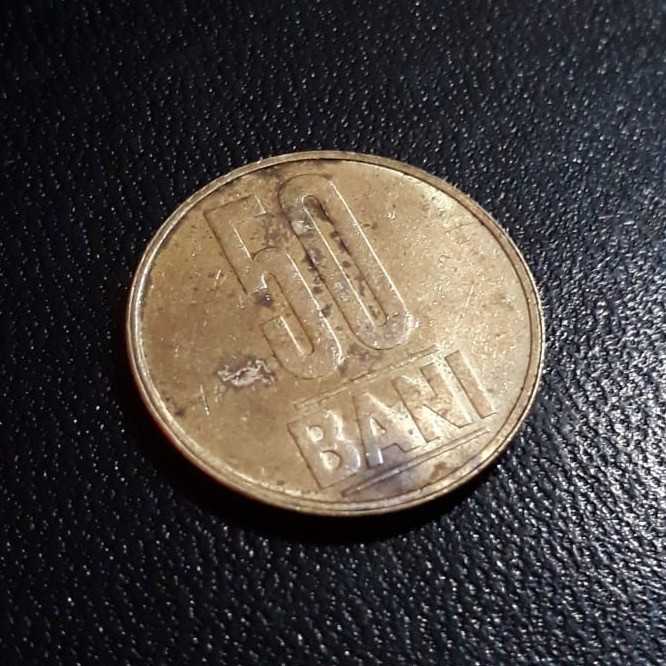 Romania - 50 Bani 2005 : Koin / Asing / Uang Kuno