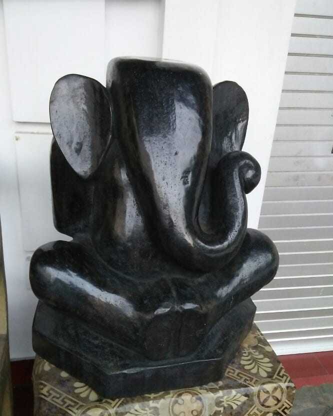 Ganesha ~ stone material 58cm X 49cm