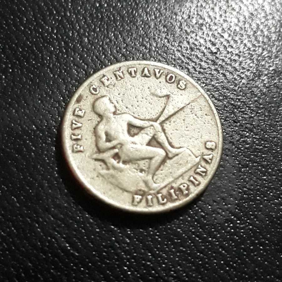 Filipina ( Philippines ) - 5 Sentimo 1945 S : Koin / Asing / Kuno