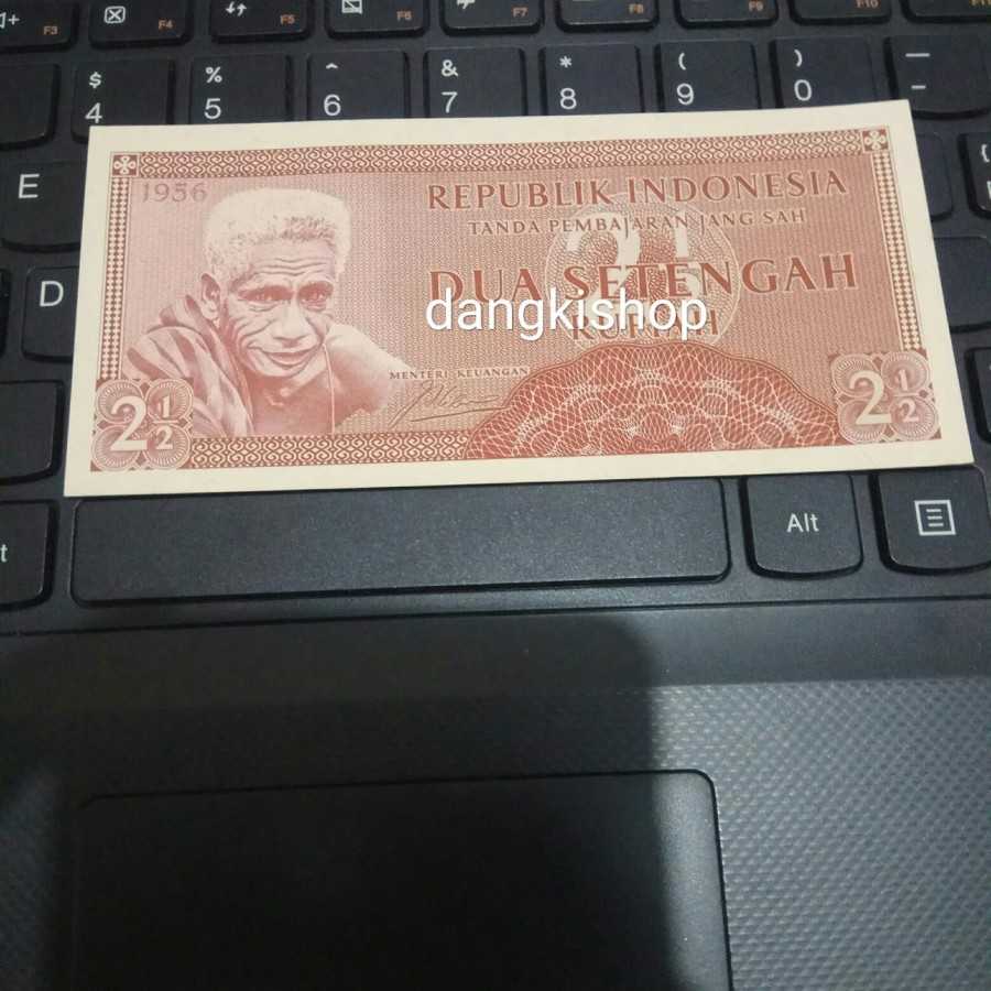 uang kuno 2½ rupiah suku bangsa tahun 1956