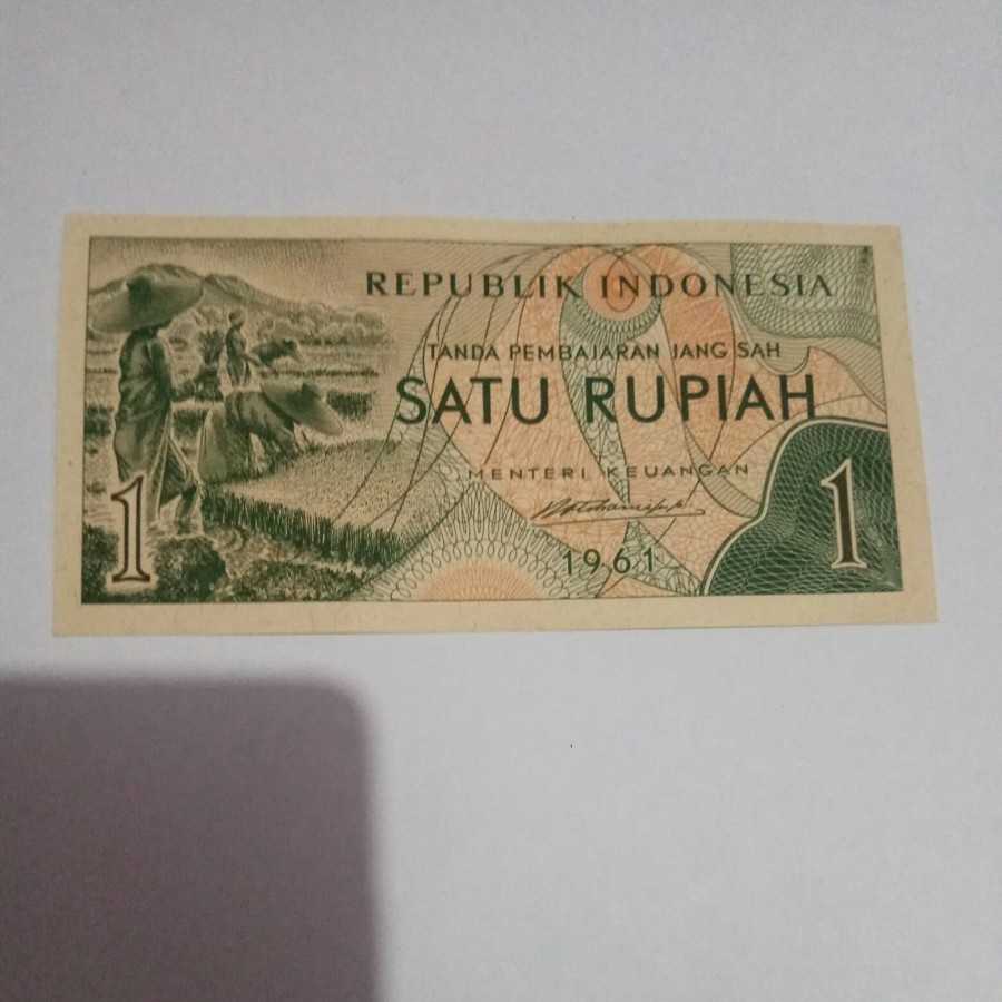 uang kuno 1 rupiah sandang pangan