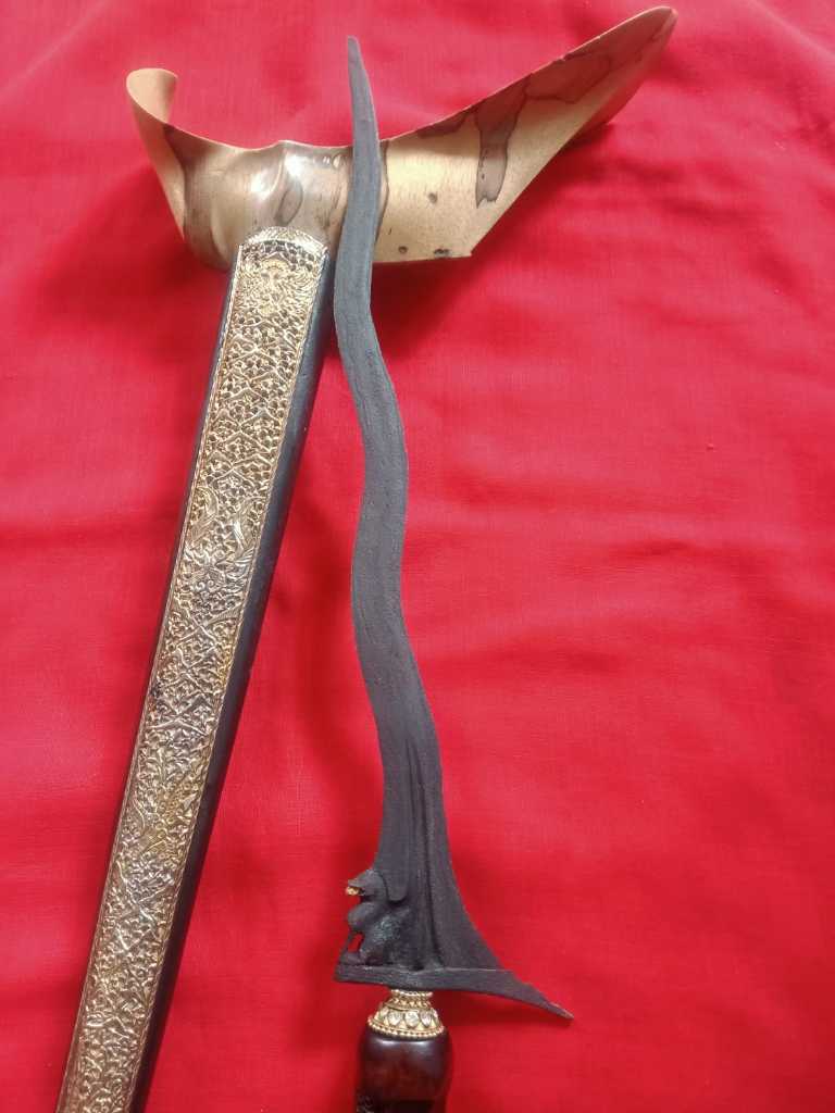 Keris Singo Barong Tangguh Majapahit.