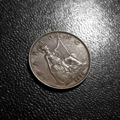 Britania Raya ( Great Britain ) - Farthing 1928 : Koin / Asing / Kuno