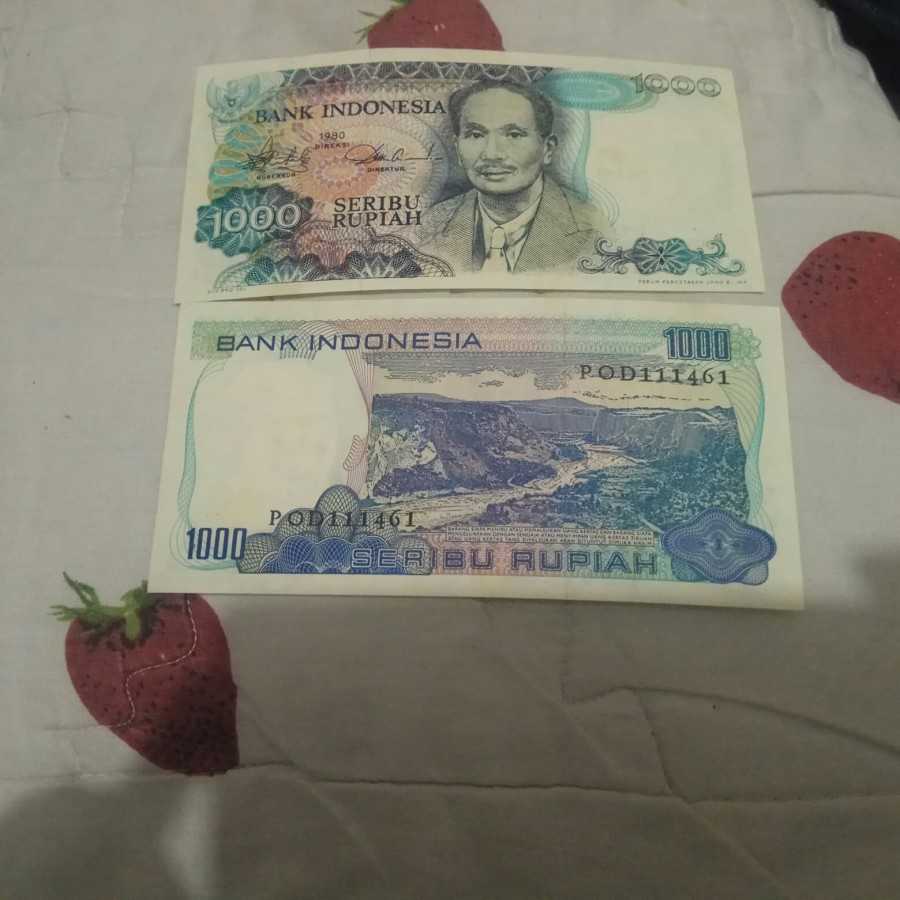 uang kuno 1000 Sutomo