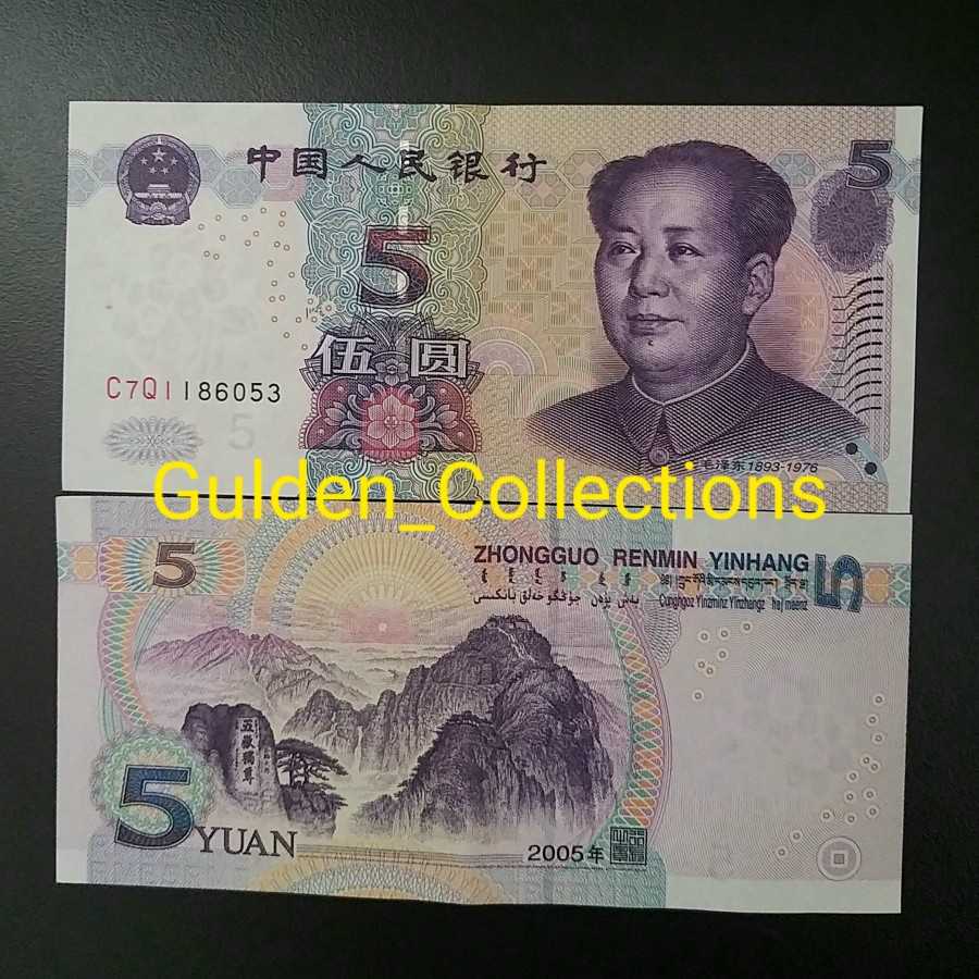 Uang kuno 5 yuan china