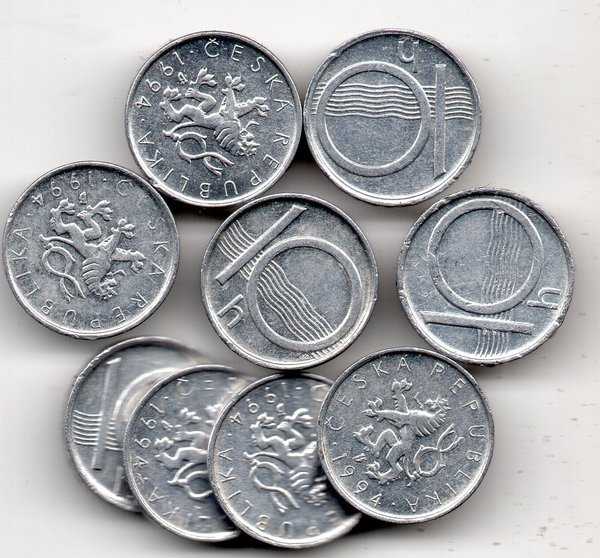 A 2020 Per 1 Keping Koin Republika Ceska Pecahan 10 H Tahun 1994 Kondisi Sesuai Gambar