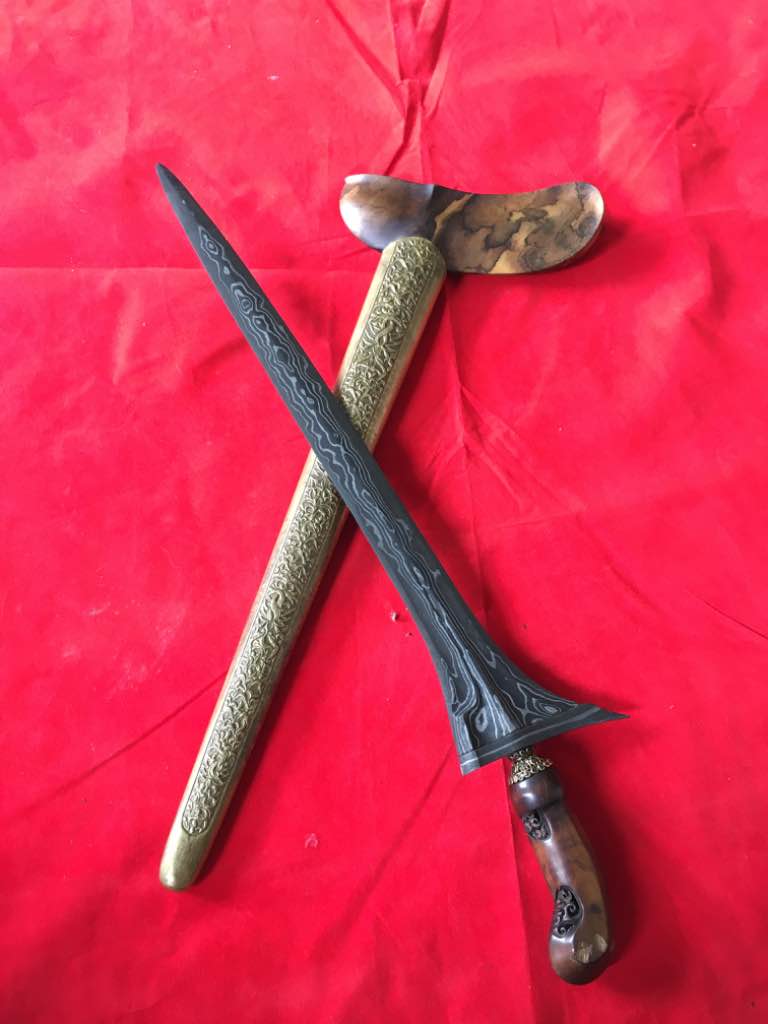 Keris Gayaman Yogya Pamor Kulit Semongko