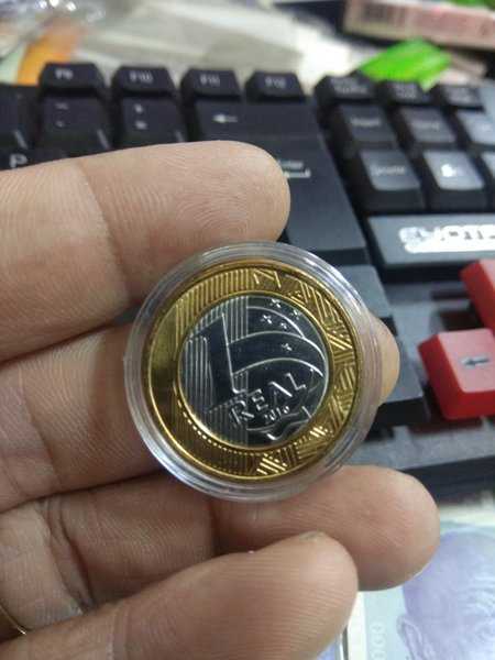 A1062 Brazil bimetal commemorative olympic Maraton Unc dalam kapsul