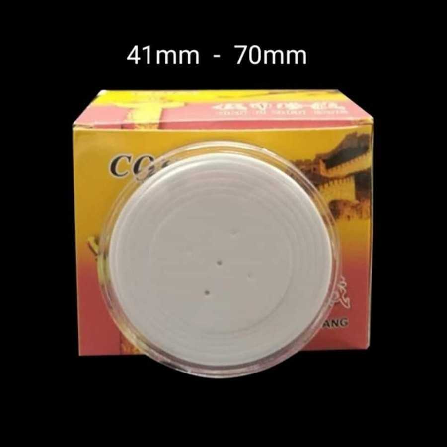 Pelindung koin Kapsul coin bulat 70 mm transparan busa bijian eceran