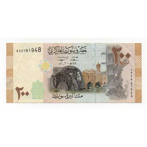 BL 1276 Syiria 200 Pound Tahun 2009 Bekas pakai Sesuai gambar