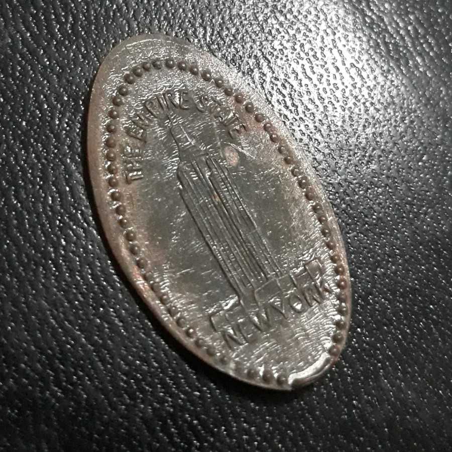 Token / Koin / Souvenir : Elongated Penny - The Empire State New York