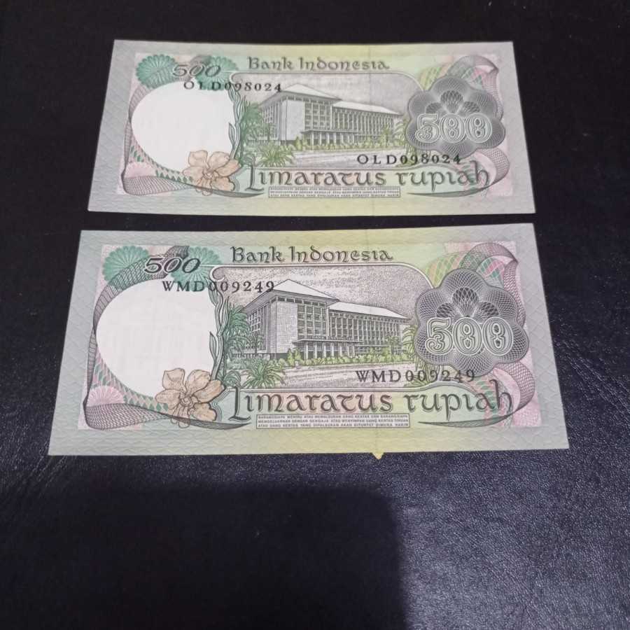 termurah 2 lembar uang kuno 500 konde