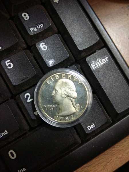 x562 usa quarter dollar tahun 1987 versi proof