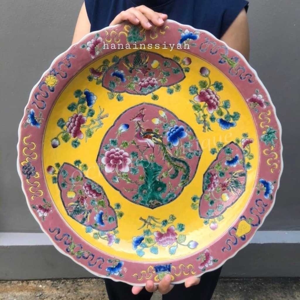 Antique peranakan stlye Diameter 45 cm