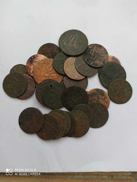 A3020 Lot 32 Keping Koin Kuno VOC Sesuai Gambar Asli Ready