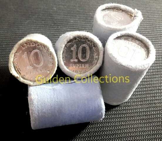 1 Roll Uang Kuno Koin Indonesia 10 Rupiah 1979 UNC Mahar Pernikahan