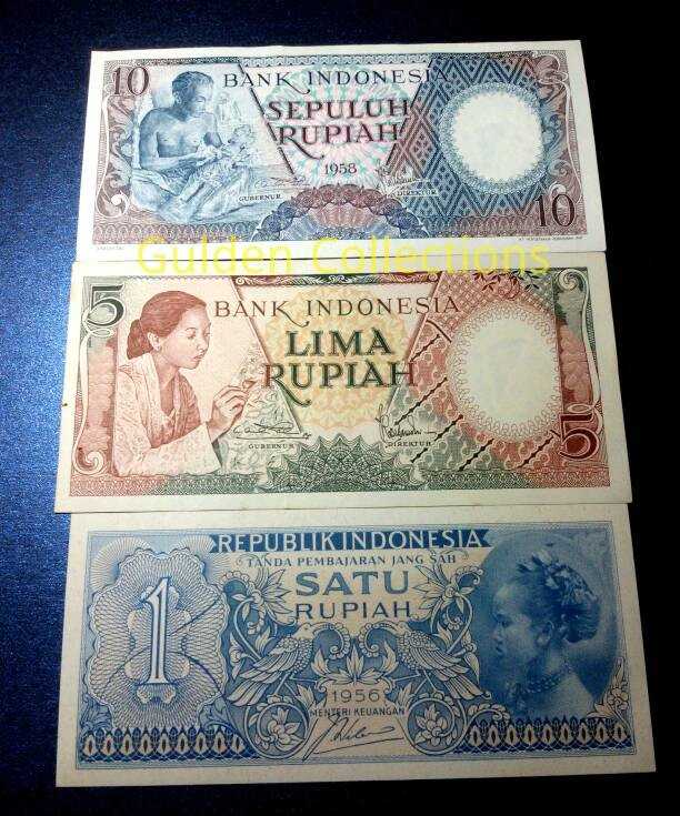 Paket uang kuno mahar pernikahan 16 rupiah pekerja