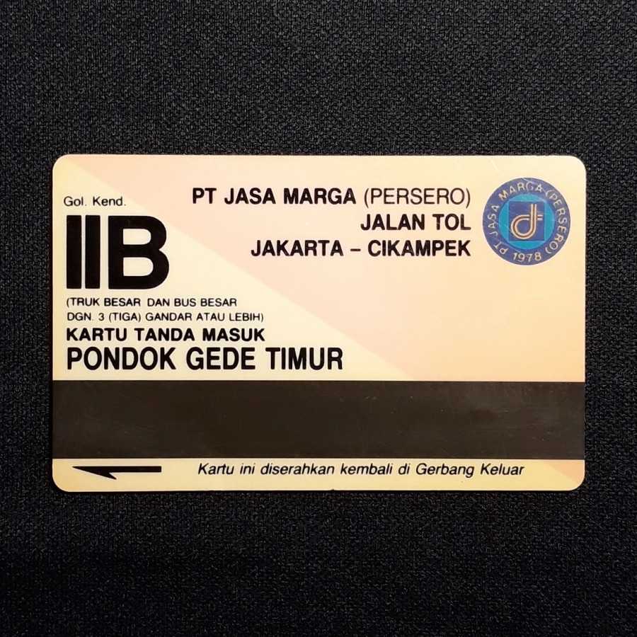Kartu Koleksi : Akses Toll - Pondok Gede Timur