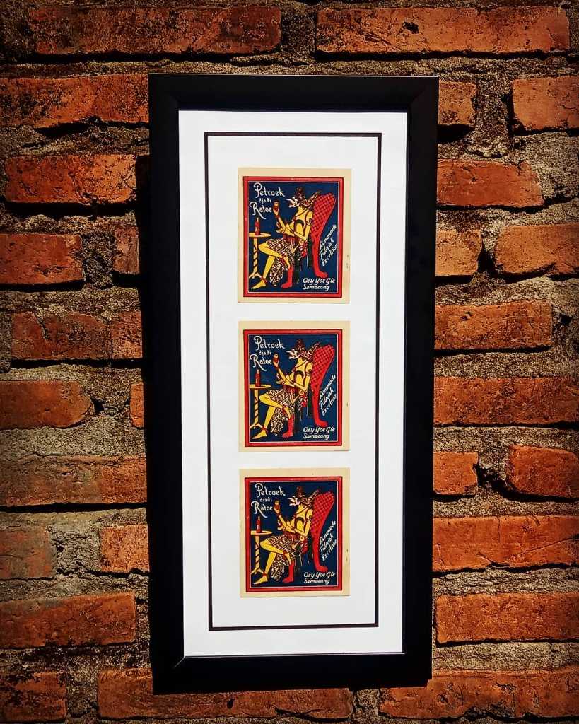 Reklame kertas lawas, Etiket "Lemonade - Petroek Djadi Ratoe""