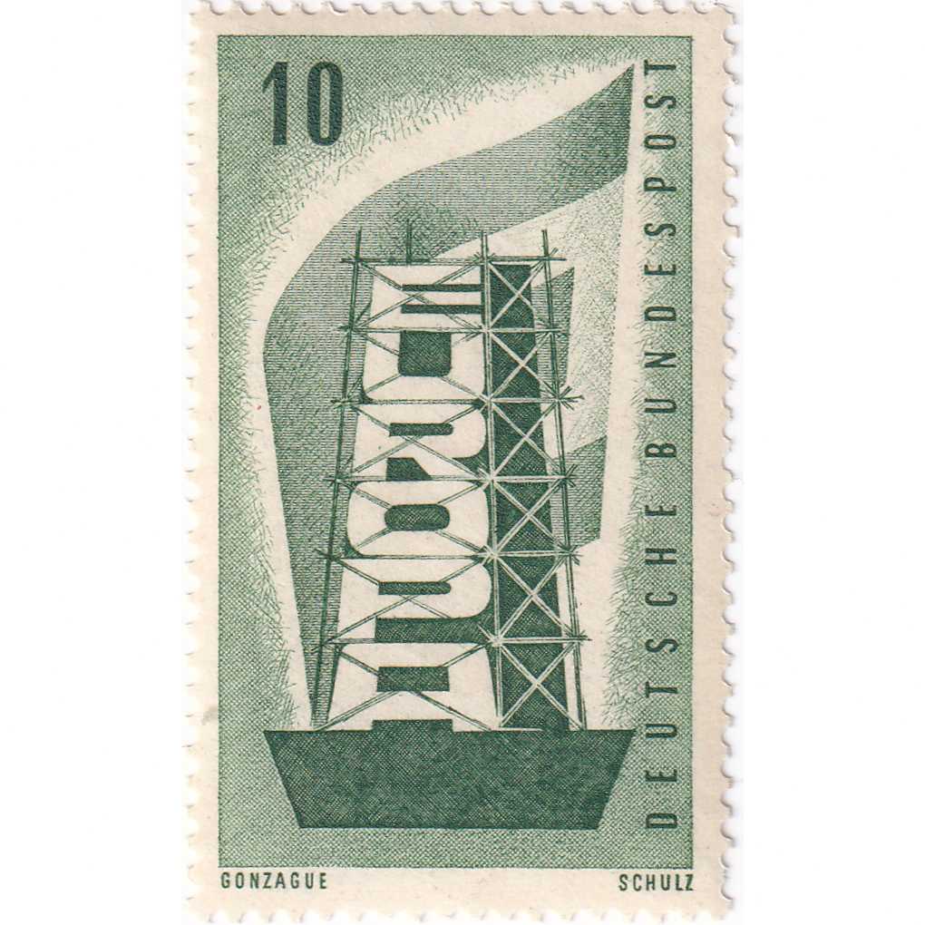 Prangko Germany 1956 - EUROPA Stamps 10Pfg