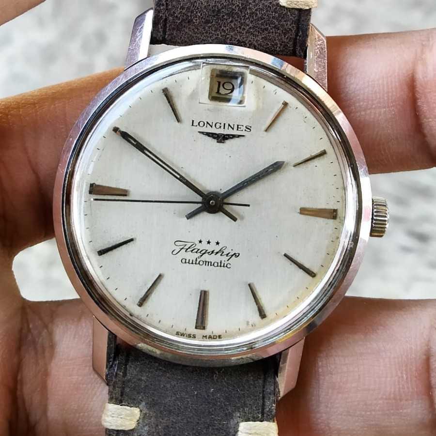 Jam Tangan Vintage Longines Flagsip date