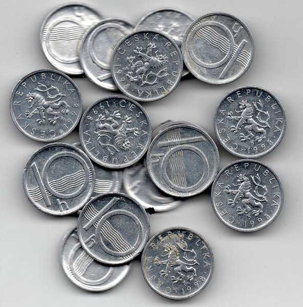 A 2019 Per 1 Keping Koin Republika Ceska Pecahan 1 H Tahun 1993 Kondisi Sesuai Gambar